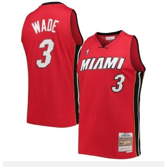 Mitchell & Ness Dwayne Wade Miami Heat 2005-2006 HWC Swingman Jersey Sizes NWT